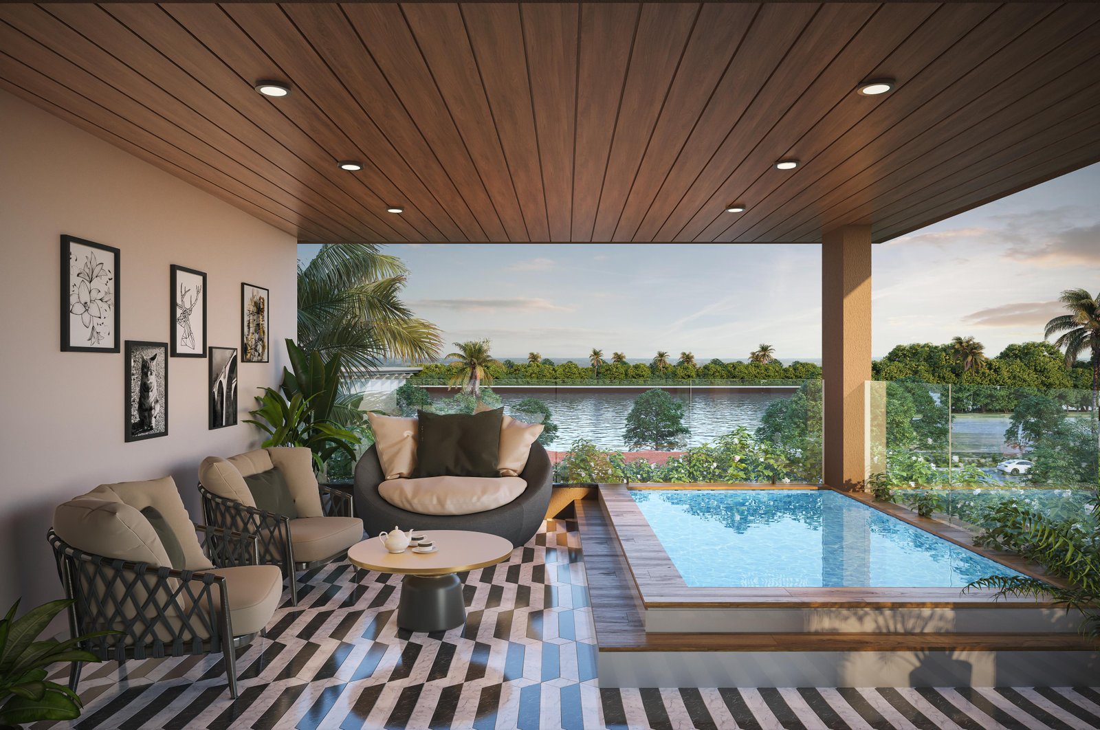 Pool & Deck Leisure Area