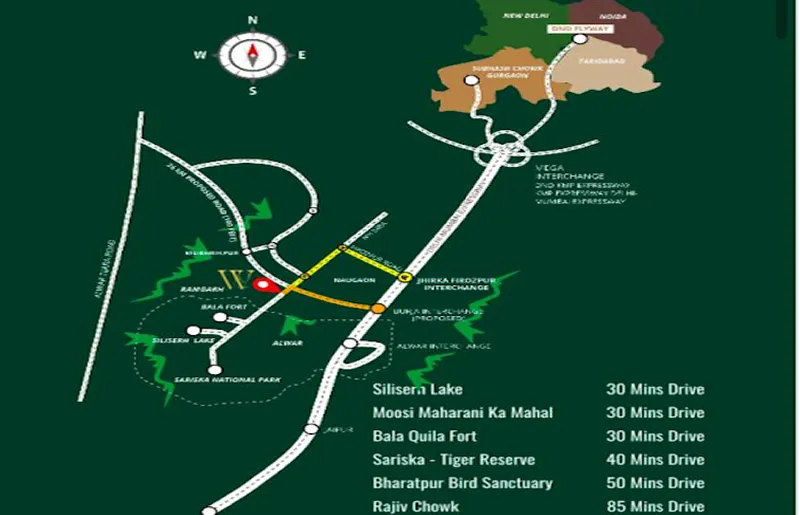 Whispering Woods Location